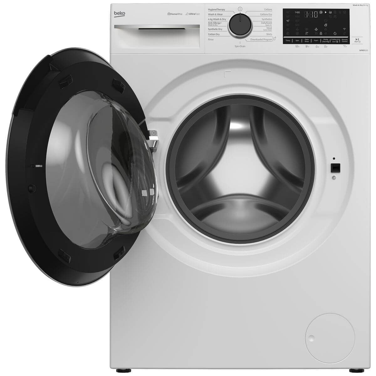 Beko 8kg/4kg UltraFast Washer Dryer Combo - Wi-Fi HomeWhiz, 15 Programs - BWDB8420W1