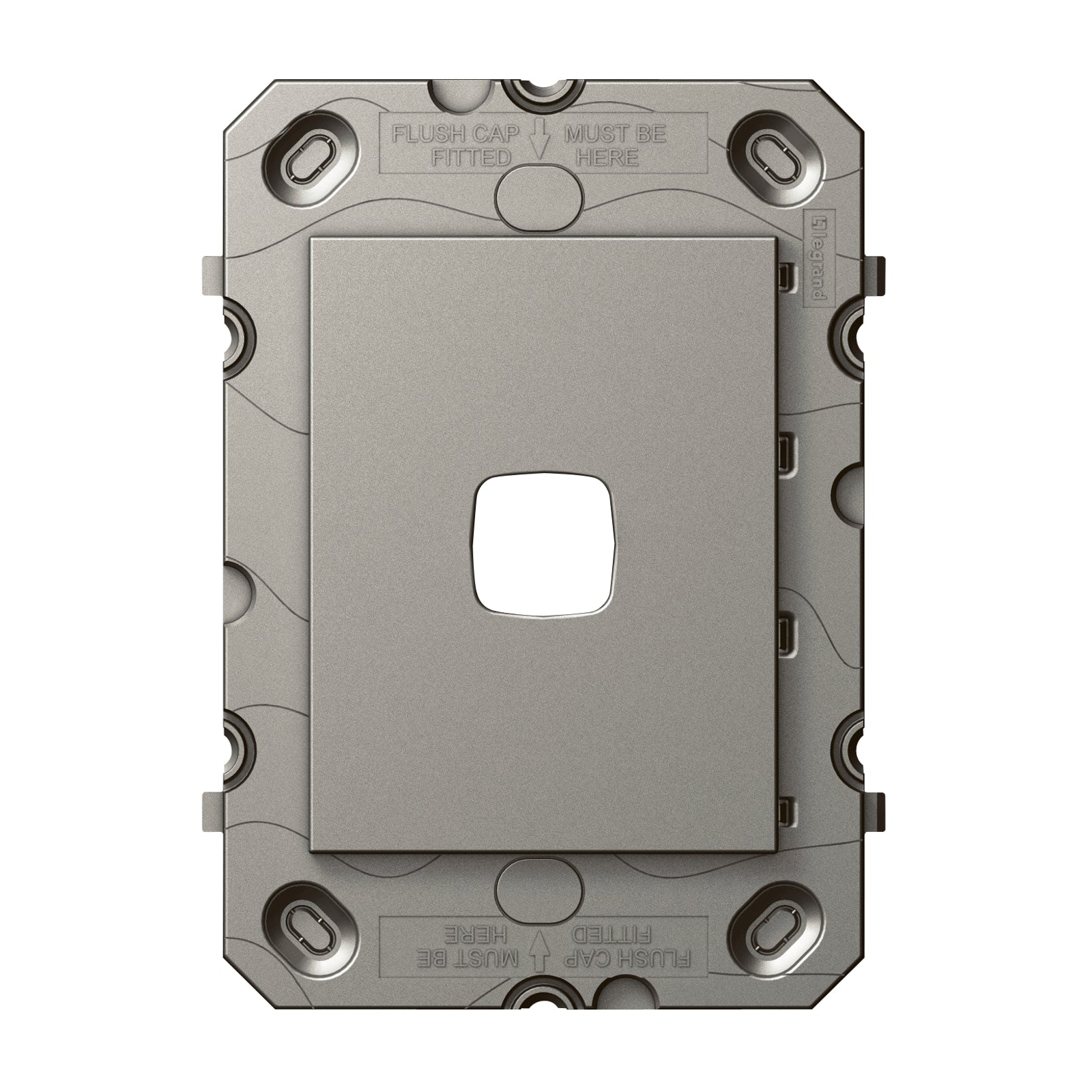 HPM ARTEOR 1 Gang Wall Switch Grid, Magnesium 128mm x 91mm Indoor