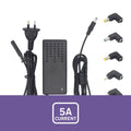 Antsig Power Supply 12V 5A - Versatile with Plug Adaptors - Multiple Connectors - SuperSaverAU - view 3