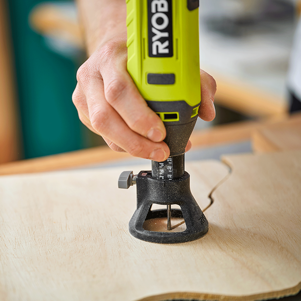 Ryobi Rotary Multi Material Cutting Set - 4 Pieces - 3.2mm Bits - Adjustable Depth - SuperSaverAU - view 5