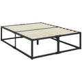 Zinus Double 45cm Metal Bed Frame - Black Steel Platform Base, No Box Spring Needed - AU-MBBF-18D