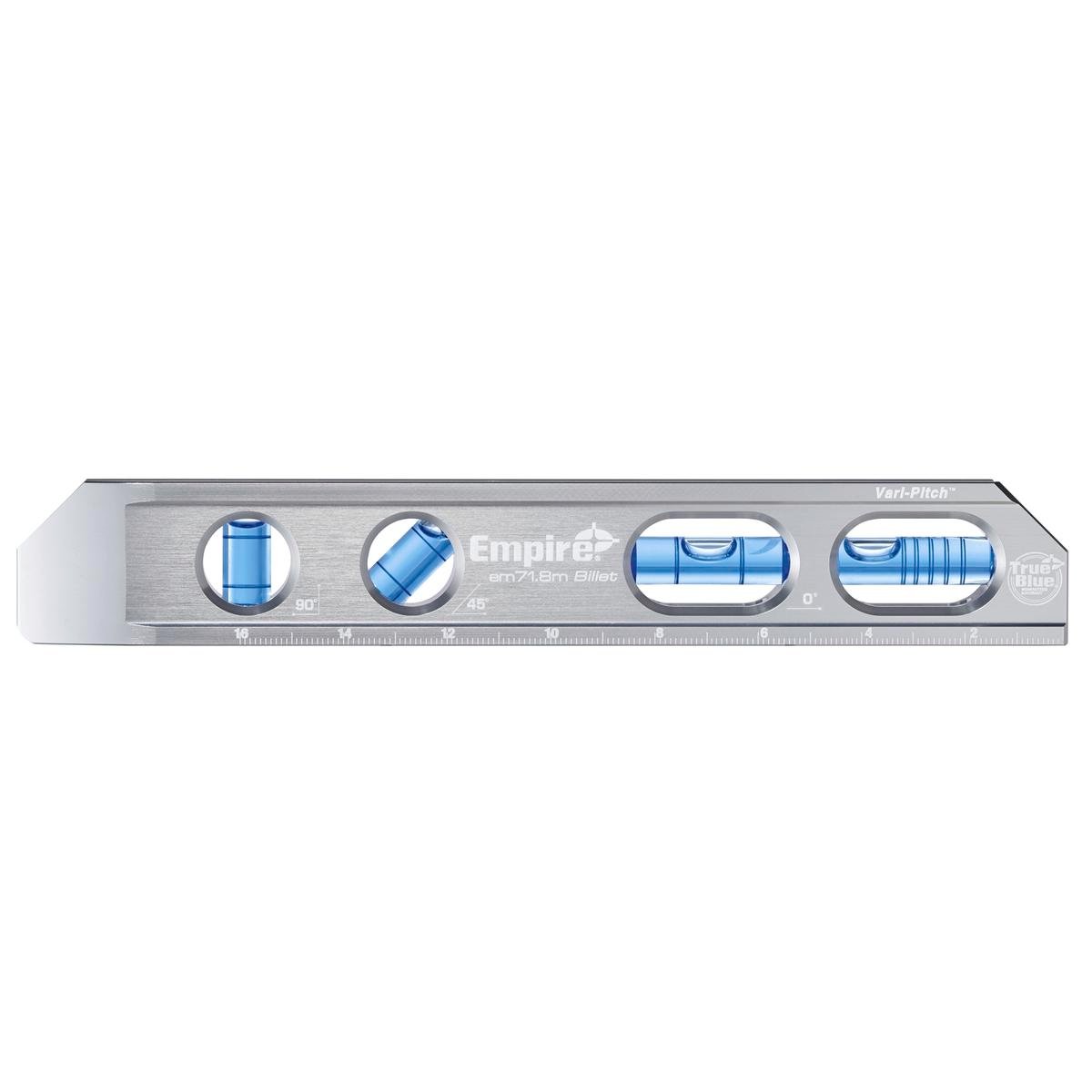 Empire 205mm True Blue Magnetic Billet Torpedo Level - Silver - SuperSaverAU - view 1