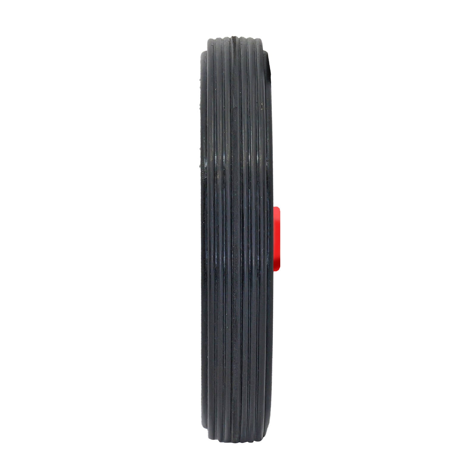Easyroll 95mm Rubber Wheel, Plastic Centre, Solid, 30kg Load