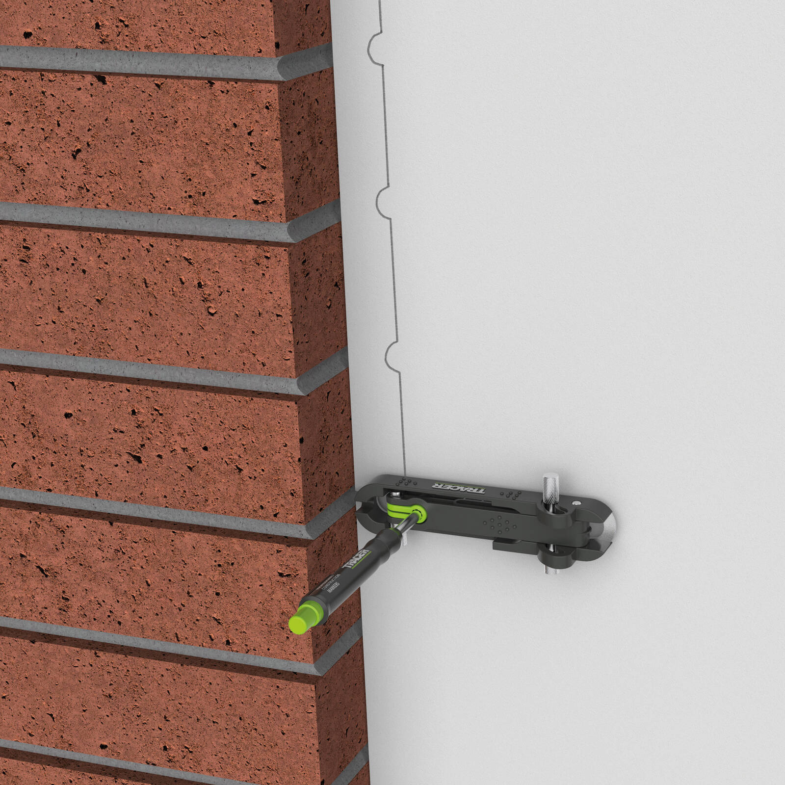 TRACER Proscribe with Deep Hole Pencil & 6 Replacement Lead Holster
