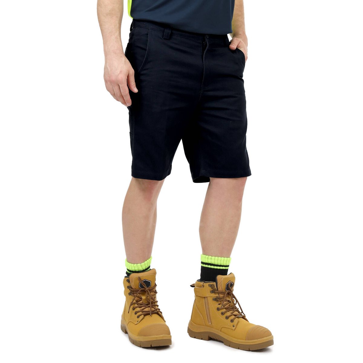 Craftright Oxford Shorts Black 92 - Men's Cargo Shorts - Durable - Comfortable - SuperSaverAU - view 4
