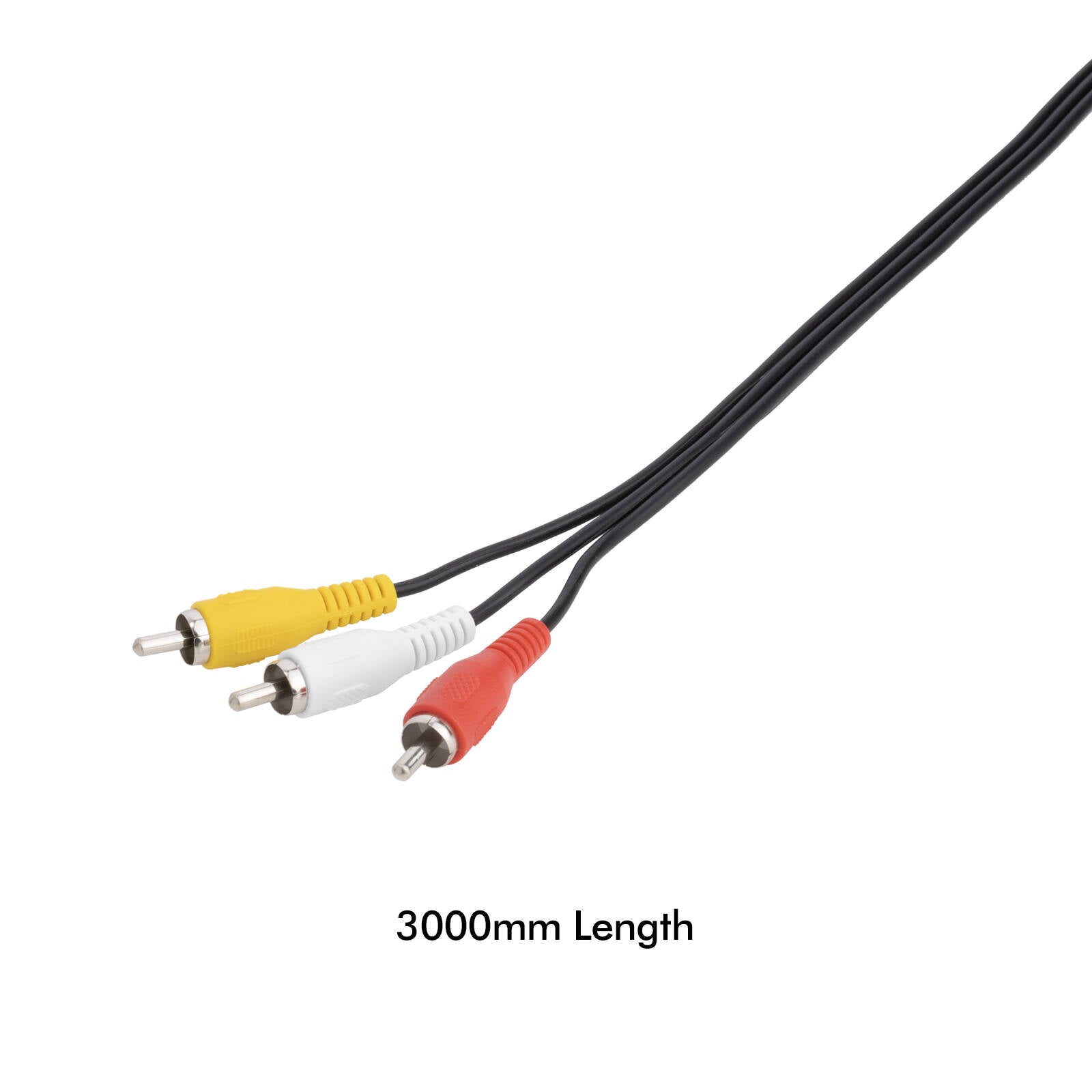 Antsig 3m Black 3 RCA to 3 RCA Audio Visual Cable