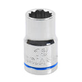 Trojan 13mm Socket 1/2" Drive - Polished Chrome Vanadium - Durable Design - SuperSaverAU - view 1