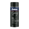 Dulux 340g Black Flat Spray Paint
