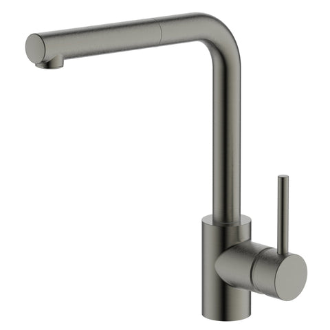 Gareth Ashton Pull Out Kitchen Mixer Tap - Gun Metal Grey, 360 Degree Swivel, 4 Star WELS - 3K6-GM
