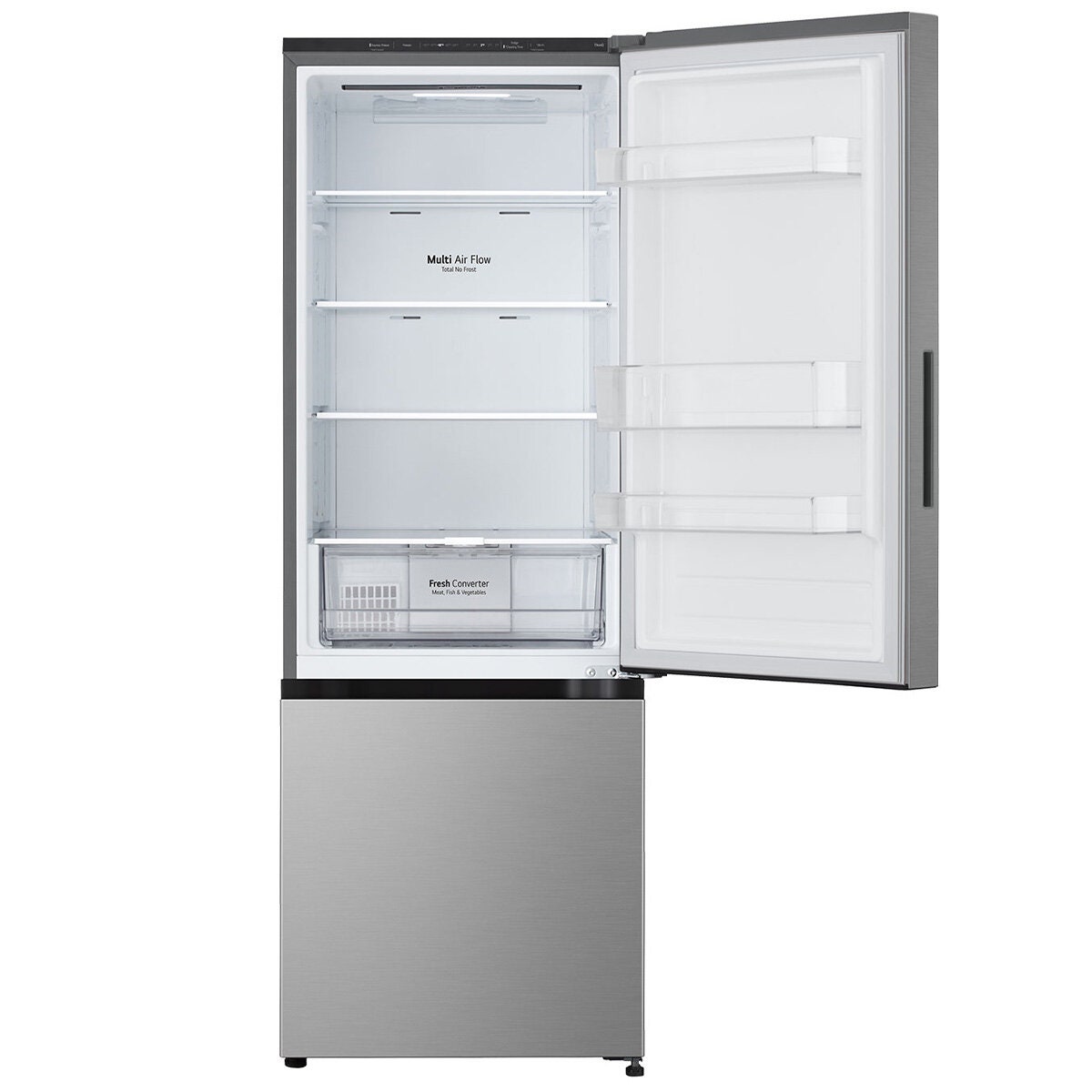LG 335L Bottom Mount Fridge - Stainless Steel, Frost Free, 4 Star Energy Rating - GB-B300PL