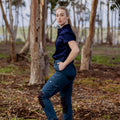 Green Hip Skinny Flex Pants - Gardener Green - Size 18 - UPF 50+ - Adjustable Length - SuperSaverAU - view 5