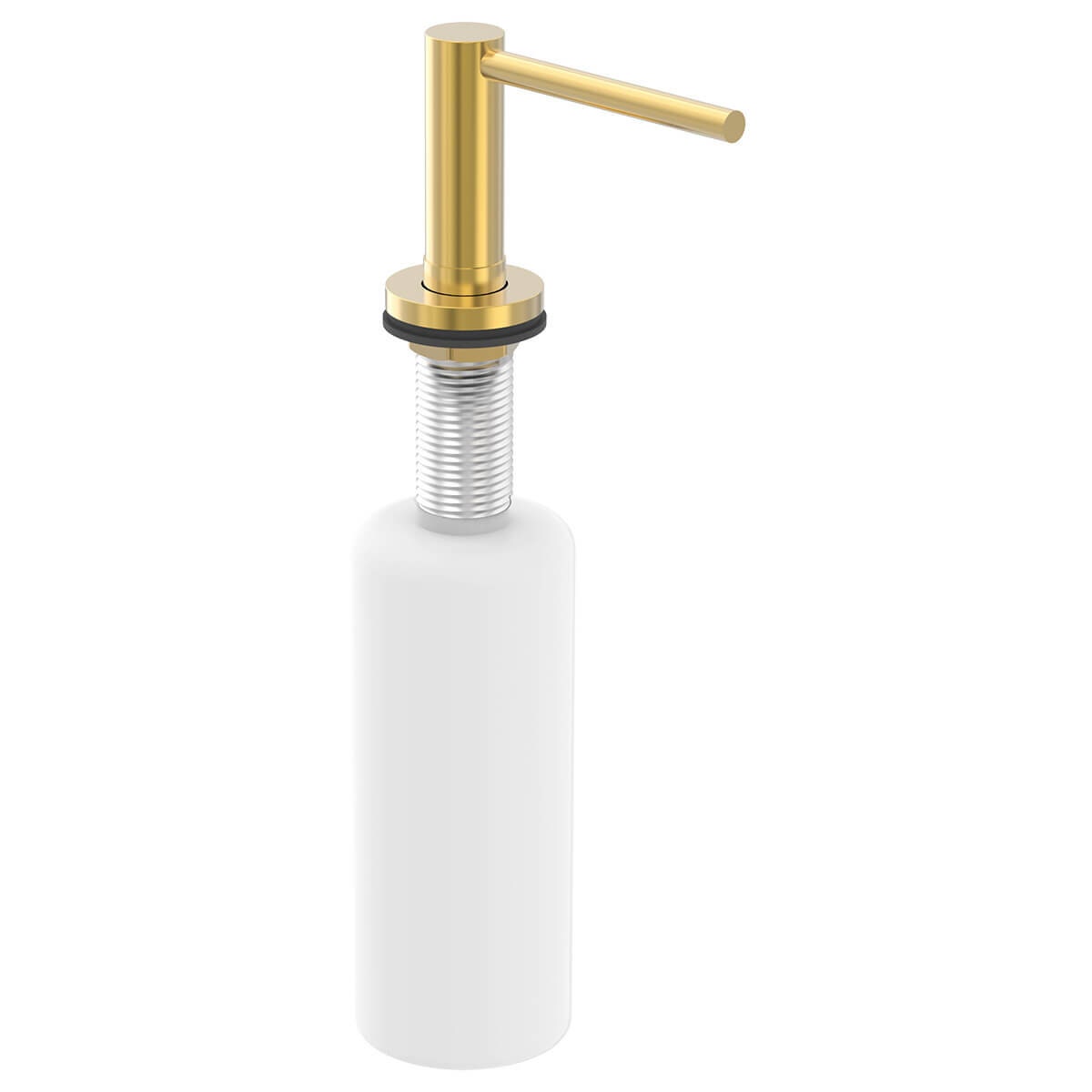 Abey Soap Dispenser - Eureka Gold Finish - Works With Any Lotion or Liquid Soap - SD07L-G