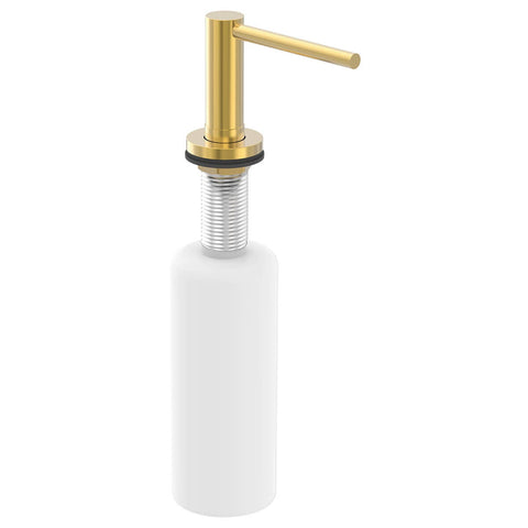 Abey Soap Dispenser - Eureka Gold Finish - Works With Any Lotion or Liquid Soap - SD07L-G