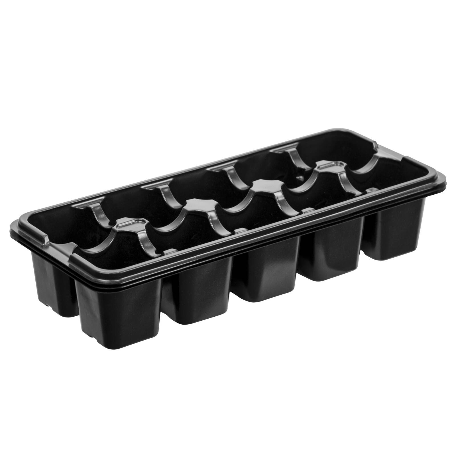 Garden Basics 10 Cell Seedling Tray - 3 Pack, Reusable Propagation Trays