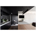 Schweigen 120cm Ceiling Cassette Rangehood - Black Glass, 3000m³/h, Twin Motors - UM422G-12SP2PAK