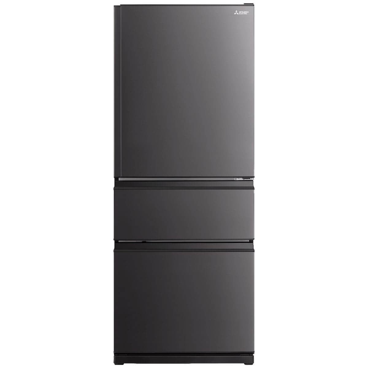 Mitsubishi Electric 450L Bottom Mount 3D Fridge - Sterling Dark Silver, Auto Ice Maker - MR-CX450ER-SDS-A