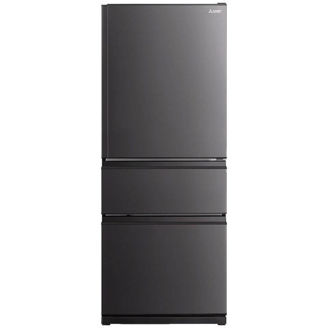 Mitsubishi Electric 450L Bottom Mount 3D Fridge - Sterling Dark Silver, Auto Ice Maker - MR-CX450ER-SDS-A