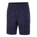 Hard Yakka Men's Navy 3056 Tough Utility Mid Length Shorts - Size 82R