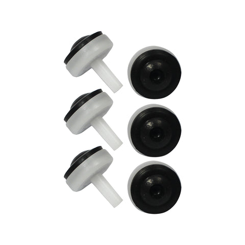 FIX-A-TAP 13mm 1/2" Leaklock Tap Valve 6 Pack - Nylon, Leak-Free Seal