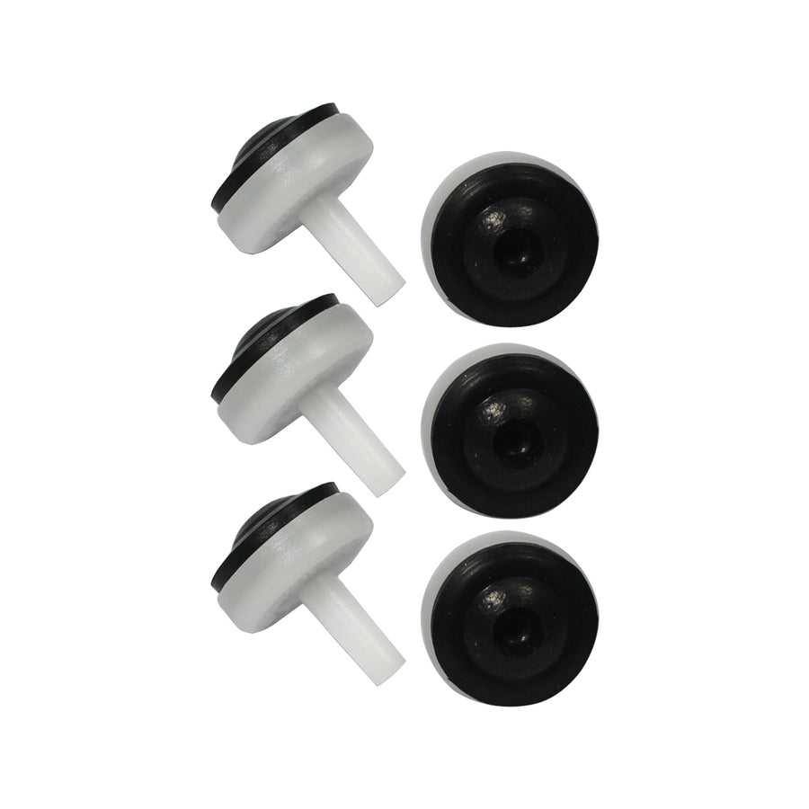 FIX-A-TAP 13mm 1/2" Leaklock Tap Valve 6 Pack - Nylon, Leak-Free Seal