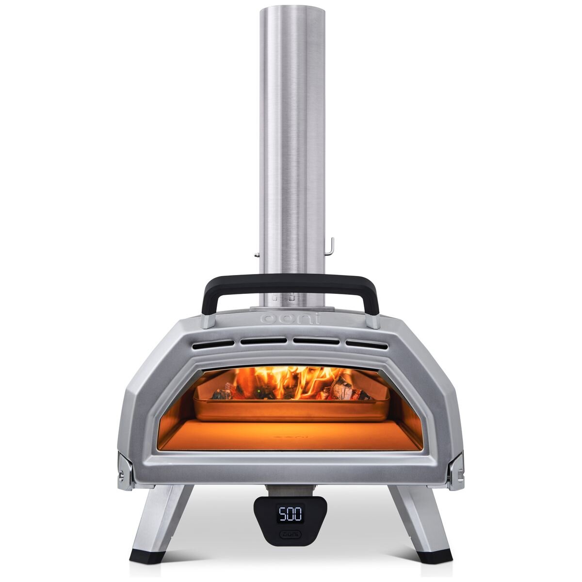 Ooni Karu 16 multi-fuel pizza oven - wood, charcoal or gas, ViewFlame door, digital thermometer - UU-P0E400
