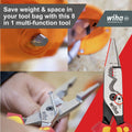 Wiha 8 in 1 Multi Function Pliers - 209mm - Steel - Ergonomic Design - SuperSaverAU - view 2