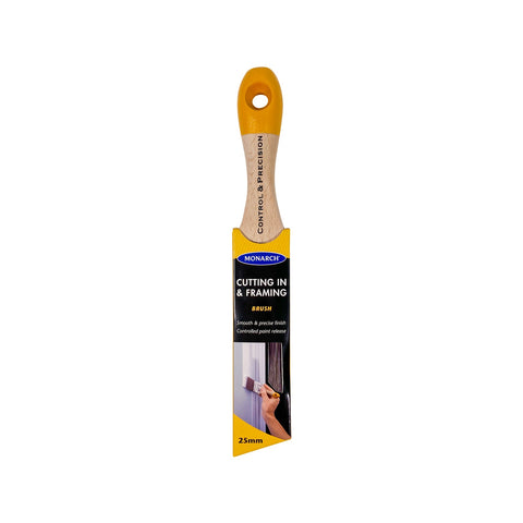 Monarch 25mm Cutting In And Framing Synthetic Paint Brush - 25mm - SuperSaverAU - view 1