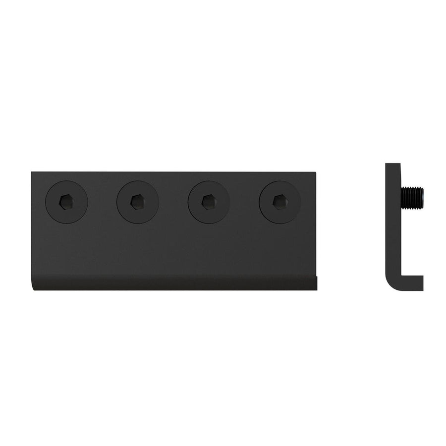 Rolltrak Matte Black Barn Door Track Joiner - 9mm x 32mm x 80mm - SuperSaverAU - view 1