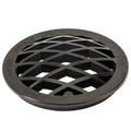 Deks Domed Grate - 100mm - PVC - Black Push-Fit - SuperSaverAU - view 1