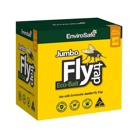 Envirosafe Jumbo Fly Attractant Refill 18 Bulk Pack - 1L - Yellow - SuperSaverAU - view 1