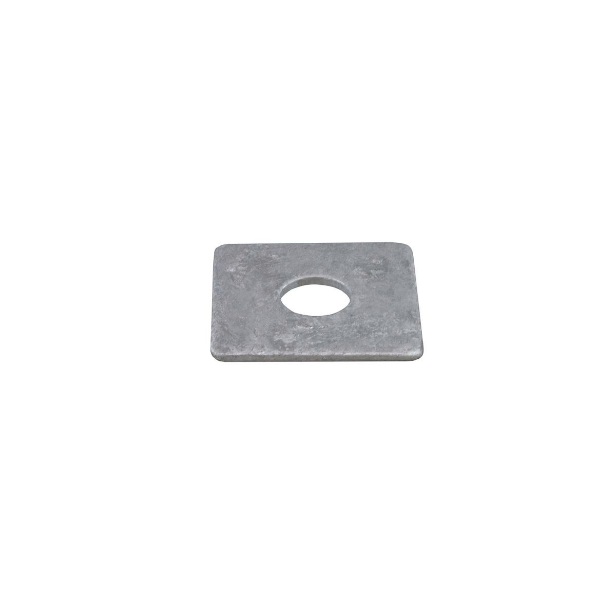 Hobson Engineering Square Washer - M16 x 50 x 50 x 5mm - Galvanised - SuperSaverAU - view 1