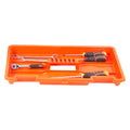 Tactix 535mm Tool Box with Aluminium Handle and Steel Latches, Polypropylene