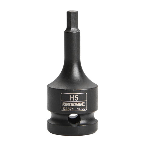 Kincrome Hex Impact Socket 5 x 60mm Cr-Mo Steel Rust Resistant - SuperSaverAU - view 1