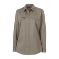 Citeco Women's Khaki Cotton Long Sleeve Shirt - Size 12