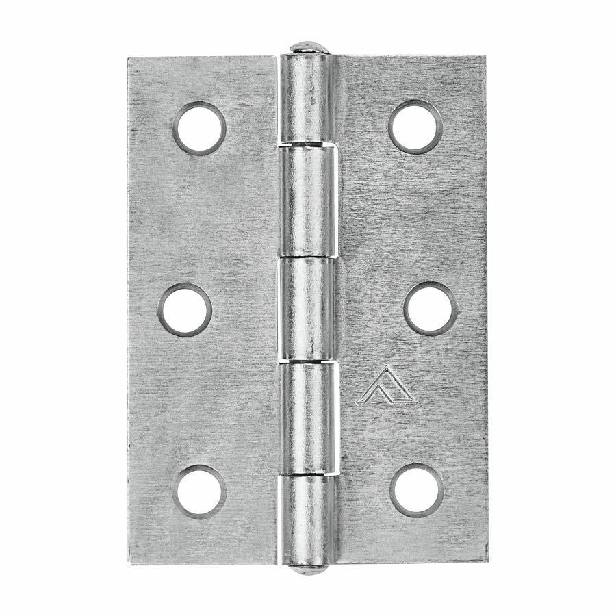 Pinnacle 100mm Zinc Plated Loose Pin Broad Butt Hinge 2 Pack