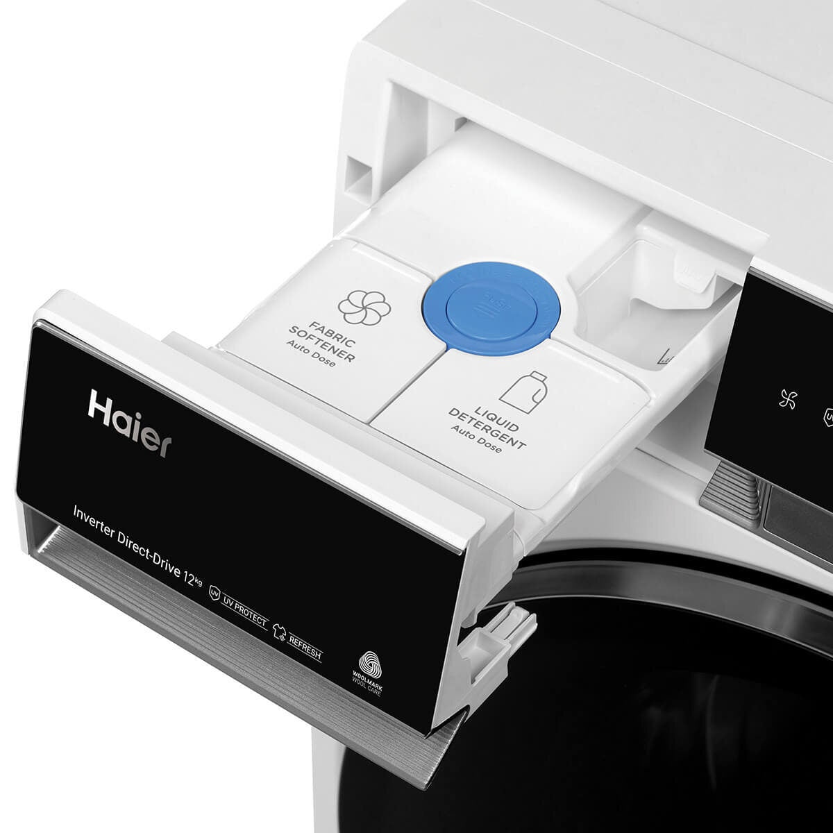 Haier 600 Series 12kg Front Loader - White, UV Protect, Ultra Fresh Air, 5 Star Energy - HWF12PXW1