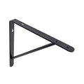 Carinya 200 x 200mm Black Powder Coated Steel Studio Stayed Bracket 125kg