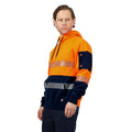 Citeco Men's Orange Hi Vis Taped Hoodie Reflective - Medium
