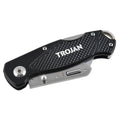 Trojan Folding Utility Knife with Lockable Blade Storage