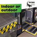 Croc Grip 5m x 50mm Yellow and Black Watch Your Step Anti-Slip Tape