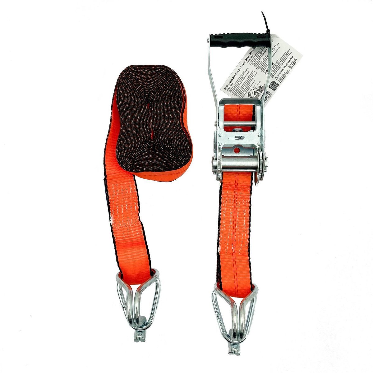 Grunt Ratchet Tie Down - 50mm x 8m - Polyester - Heavy Duty - SuperSaverAU - view 2