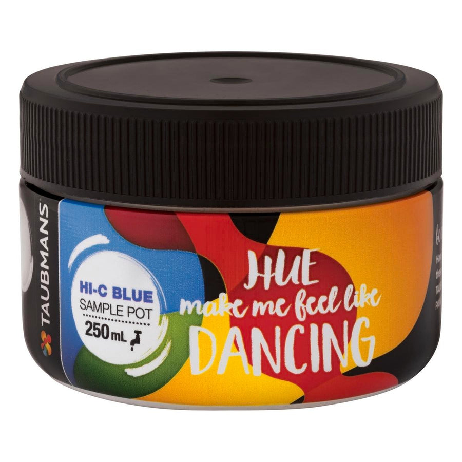 Taubmans Hi C Blue Sample Pot 250ml Water-Based Easy Apply - SuperSaverAU - view 1