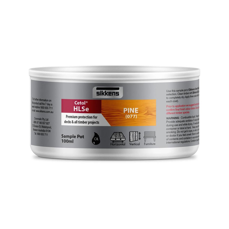 Sikkens Cetol HLSe 100ml Pine Timber Finish Oil Based UV Resistant - SuperSaverAU - view 1