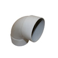 Holman 100mm 88 Degree Female & Female PVC DWV Plain Bend, Grey