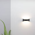 Arlec 8W 240V Black Marina CCT LED Exterior Wall Light, Weather Resistant Hardwired Outdoor ABL410BK