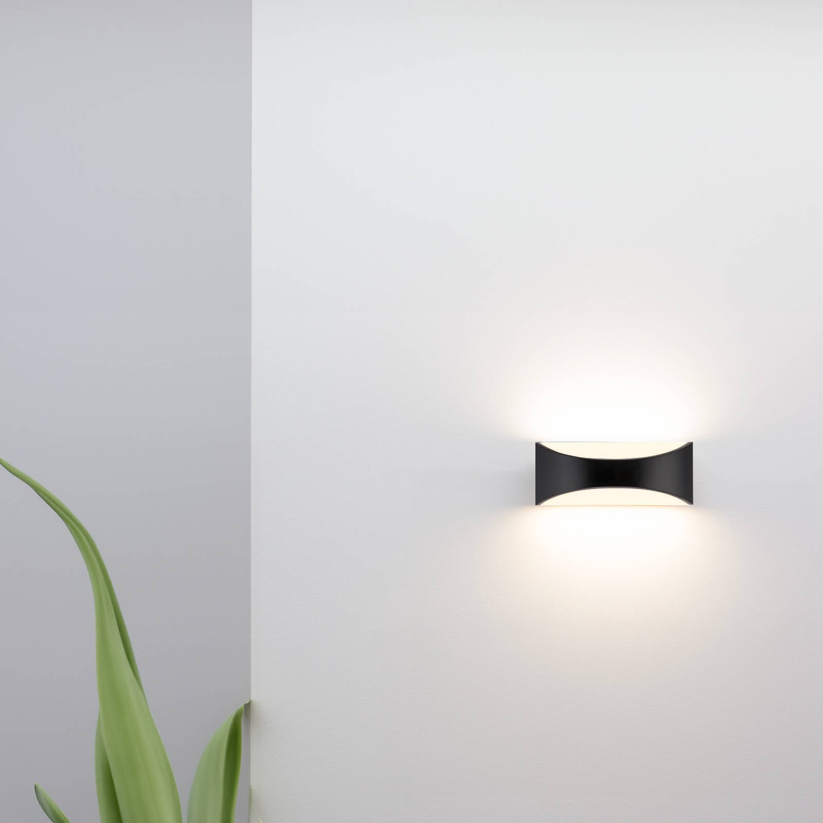 Arlec 8W 240V Black Marina CCT LED Exterior Wall Light, Weather Resistant Hardwired Outdoor ABL410BK