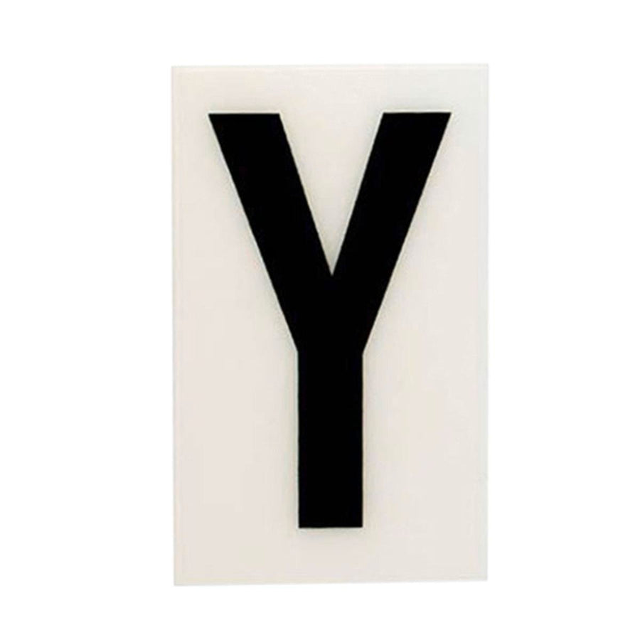 Sandleford 85mm White Self Adhesive House Letter Y - Durable Polycarbonate - SuperSaverAU - view 1