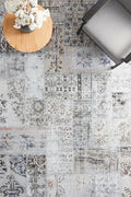 Rug Culture Illusions Large Rug 280x190cm - Stone Polyester, Low 3mm Pile - ILU189STONE280X190