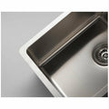 Titan Large Single Bowl Sink and Gooseneck Mixer Tap Package - Brushed Stainless Steel - TSSS522PK