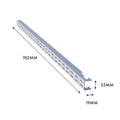 Flexi Storage Home Solutions White Double Slot Wall Strip - 762mm Steel Advanced Storage